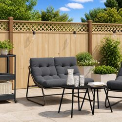 Specifications of the Black Powder-Coated Garden Chair