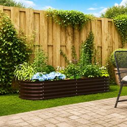 Specifications of the Raised Garden Bed 240x80x44cm Steel