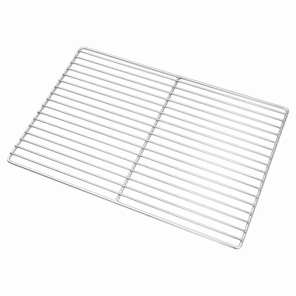 Grill Grate Outdoor Cooking 47 x 32.5 cm Silver