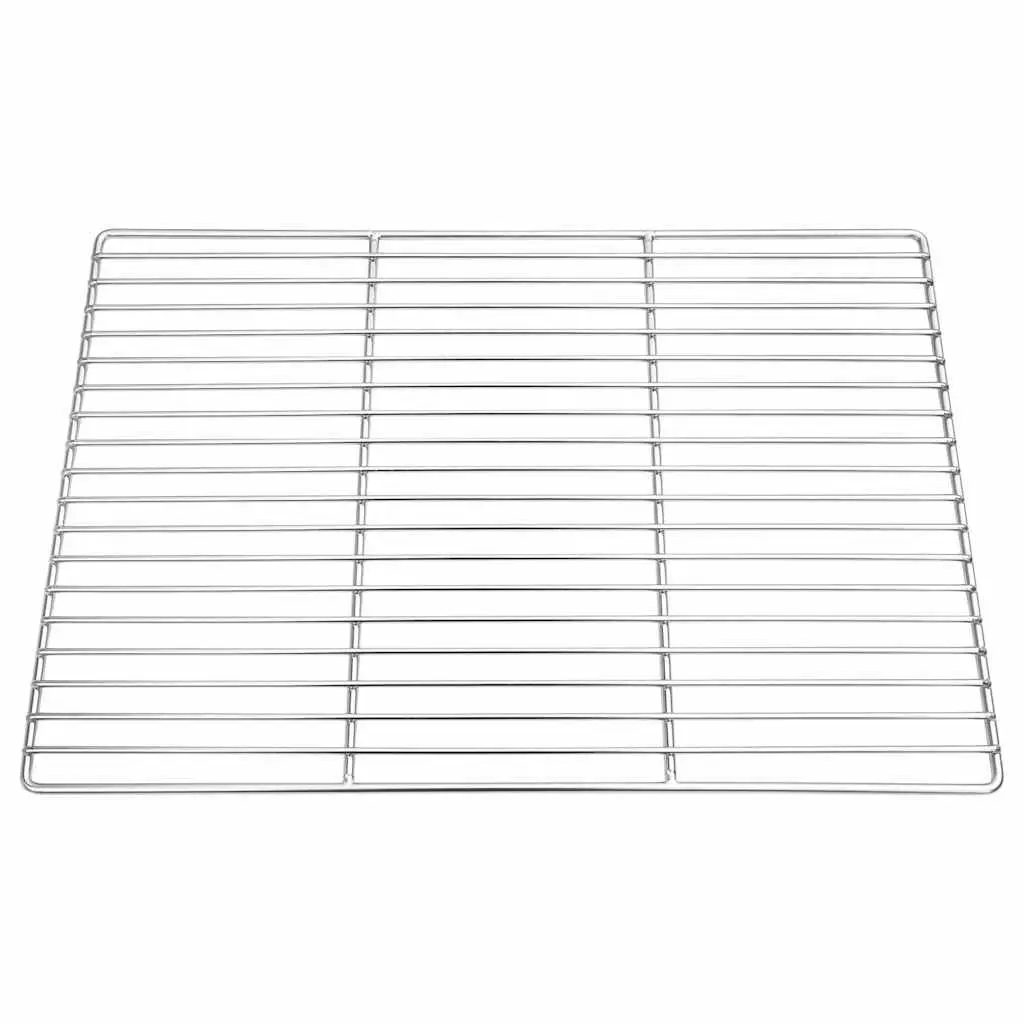 Stainless Steel Grill Grate Outdoor Cooking 50 x 35 cm Rectangular