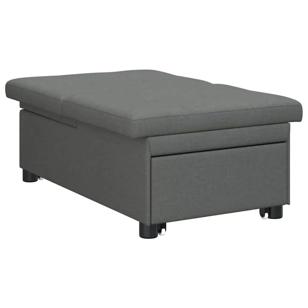 Pull Out Sofa Bed Grey Modern Convertible Single Sleeper Lounge Furniture