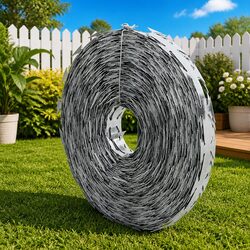 5000 x 1.9 cm Galvanized Steel Razor Wire Coil