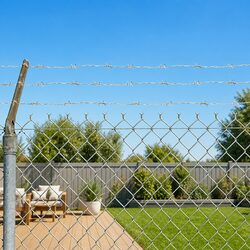 100m Silver Galvanised Barbed Wire - Steel Coil Specs