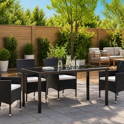 Dimensions and Features of Garden Dining Table 160x80x73cm