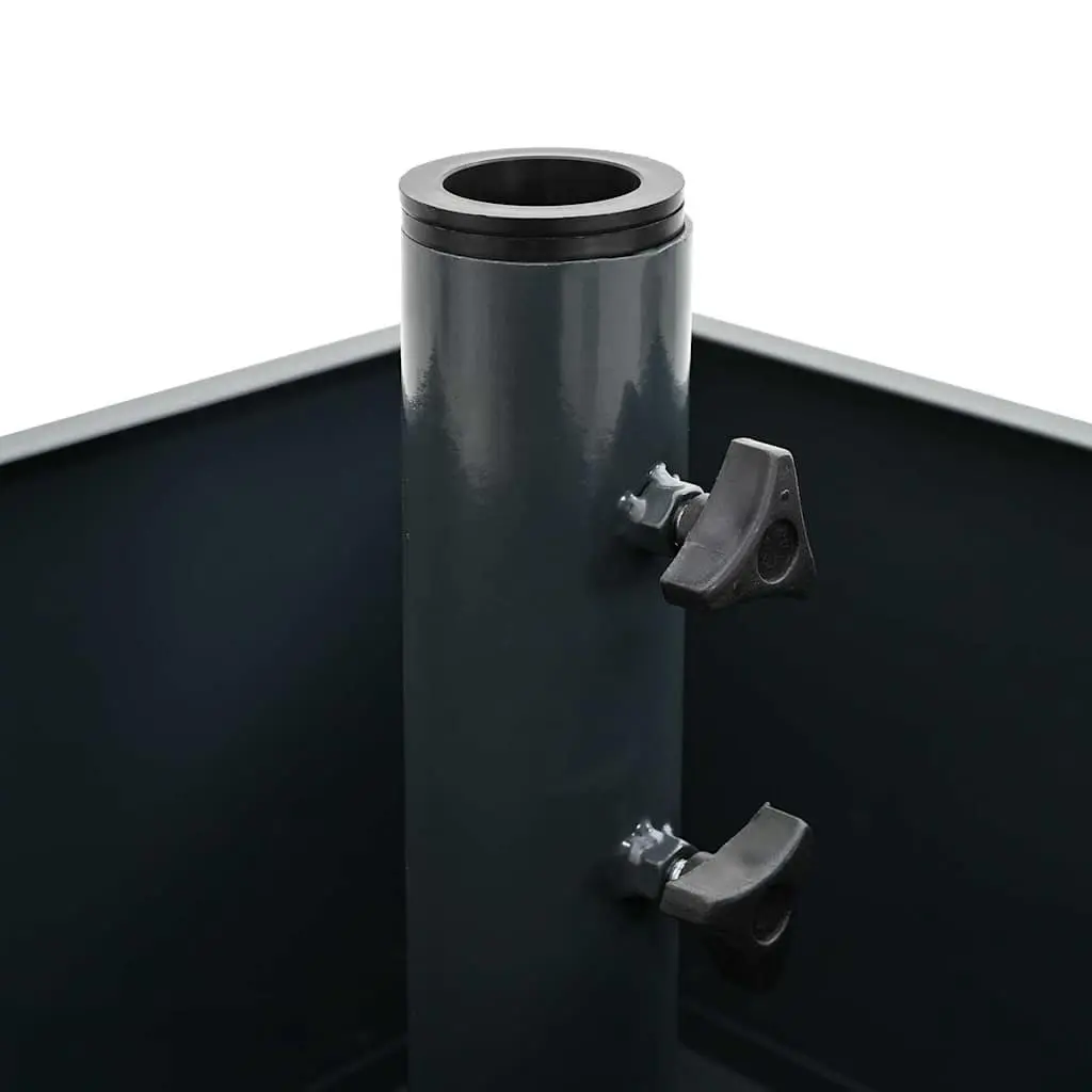 45cm Steel Parasol Base in Anthracite
