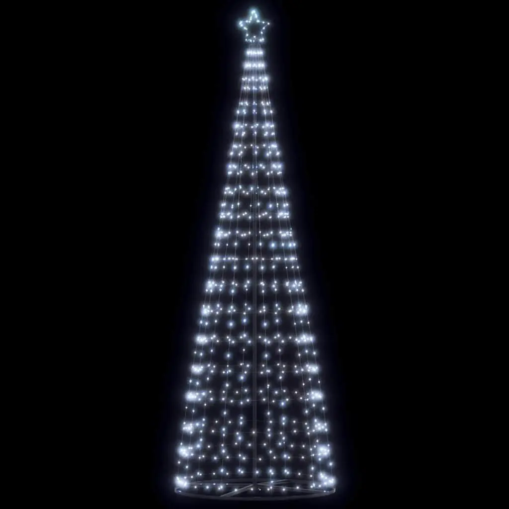 LED Christmas Tree Cool White 8 Flash Modes Indoor Outdoor Holiday Decoration