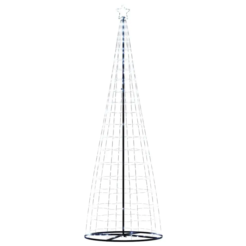 LED Christmas Tree Cool White 8 Flash Modes Indoor Outdoor Holiday Decoration