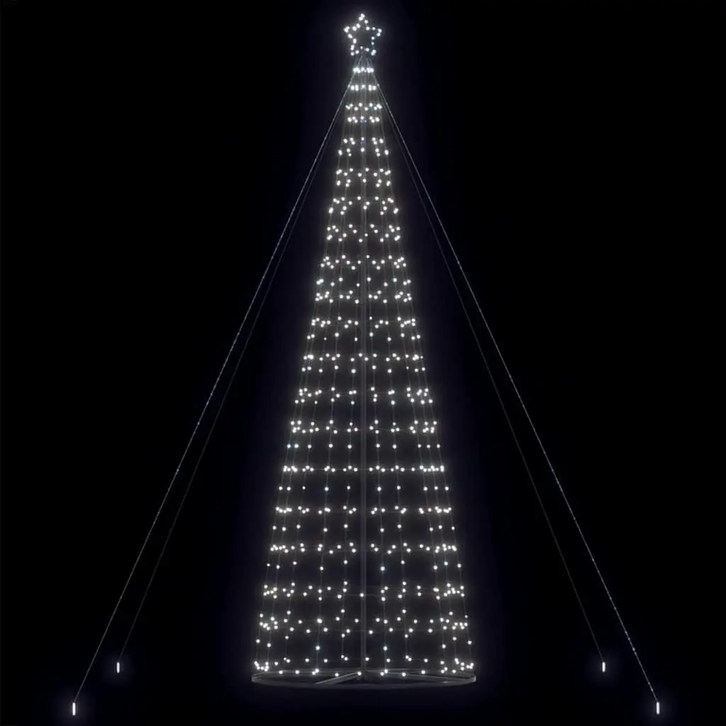 LED Christmas Tree Indoor Outdoor Cool White 160x160x503cm Holiday Decoration