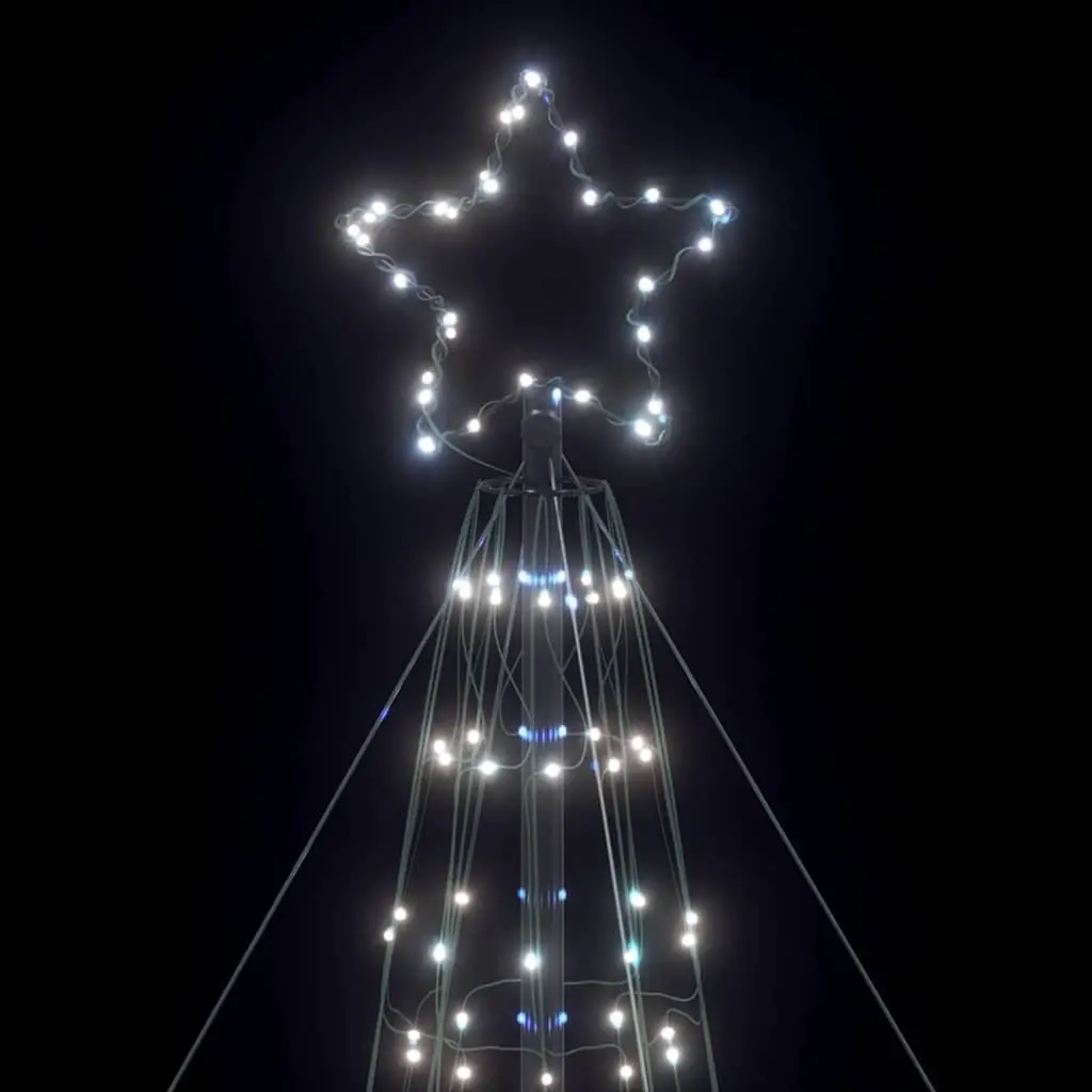 LED Christmas Tree Indoor Outdoor Cool White 160x160x503cm Holiday Decoration