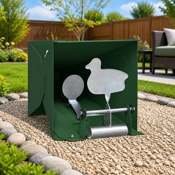 Pellet Trap: 14 x 14 x 19 cm, Steel Green Finish
