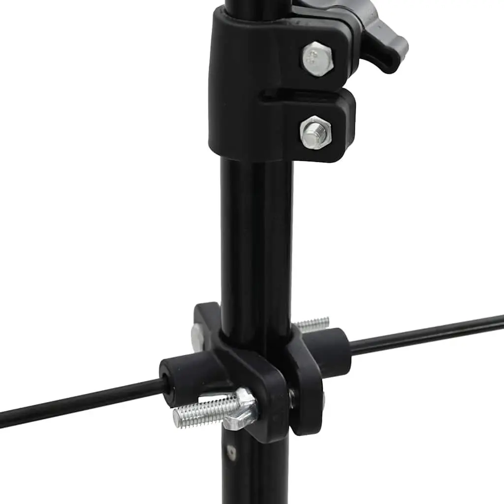 Target Stand Folding Metal Shooting Range Outdoor Accessories Black