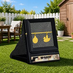 Airsoft Shooting Target Black Plastic Indoor Outdoor Practice Range Accessory