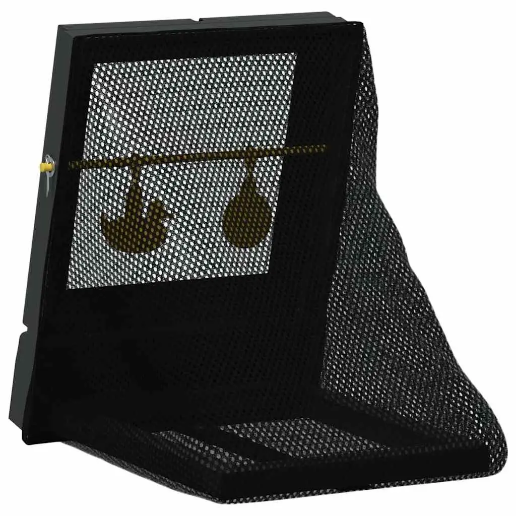 Airsoft Shooting Target Black Plastic Indoor Outdoor Practice Range Accessory