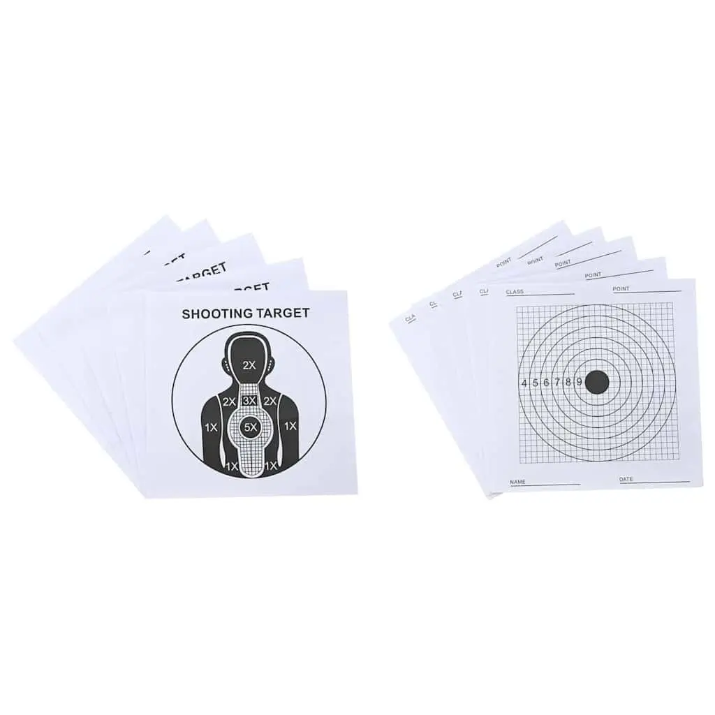 Airsoft Shooting Target Black Plastic Indoor Outdoor Practice Range Accessory