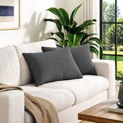 Specifications of Grey Sofa Pillows 2-Piece Set, 60 x 40 cm