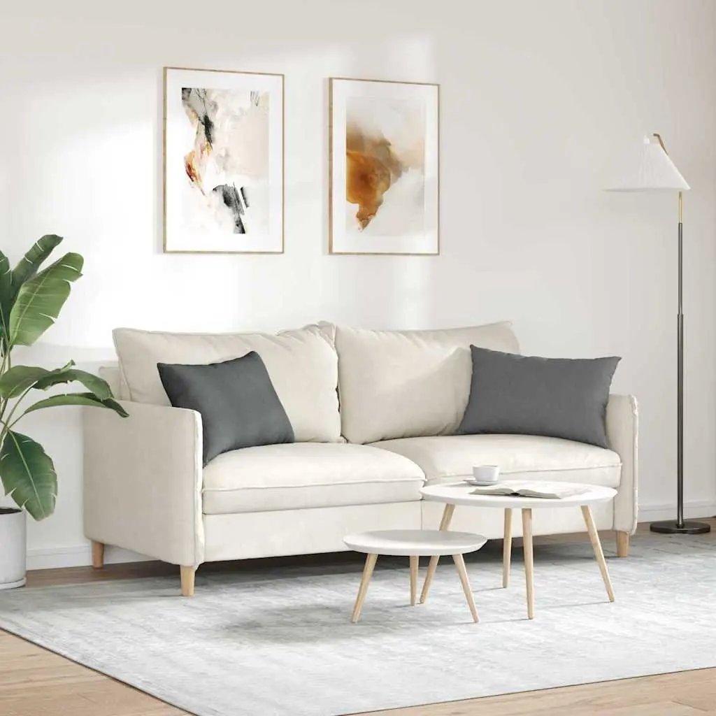 Grey Sofa Pillows 2-Piece Set, 60 x 40 cm