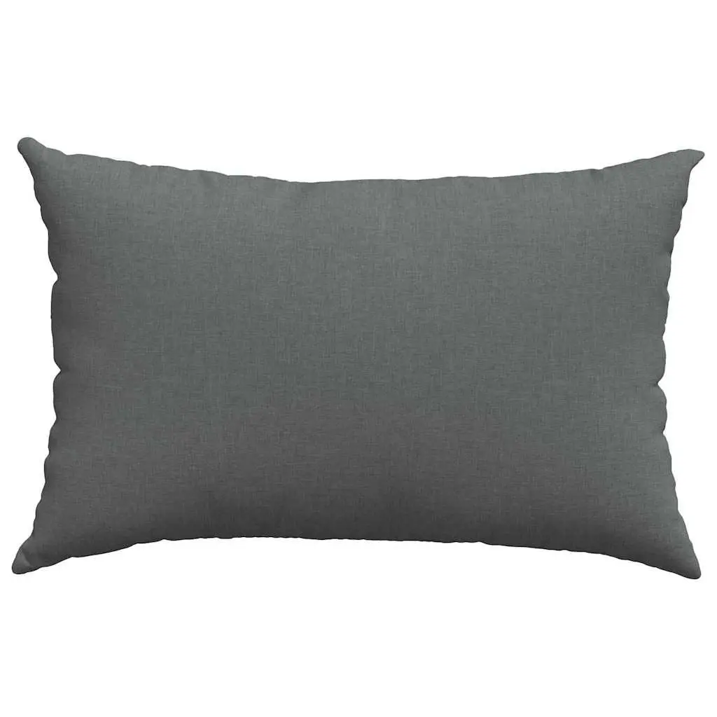 Grey Sofa Pillows 2-Piece Set, 60 x 40 cm