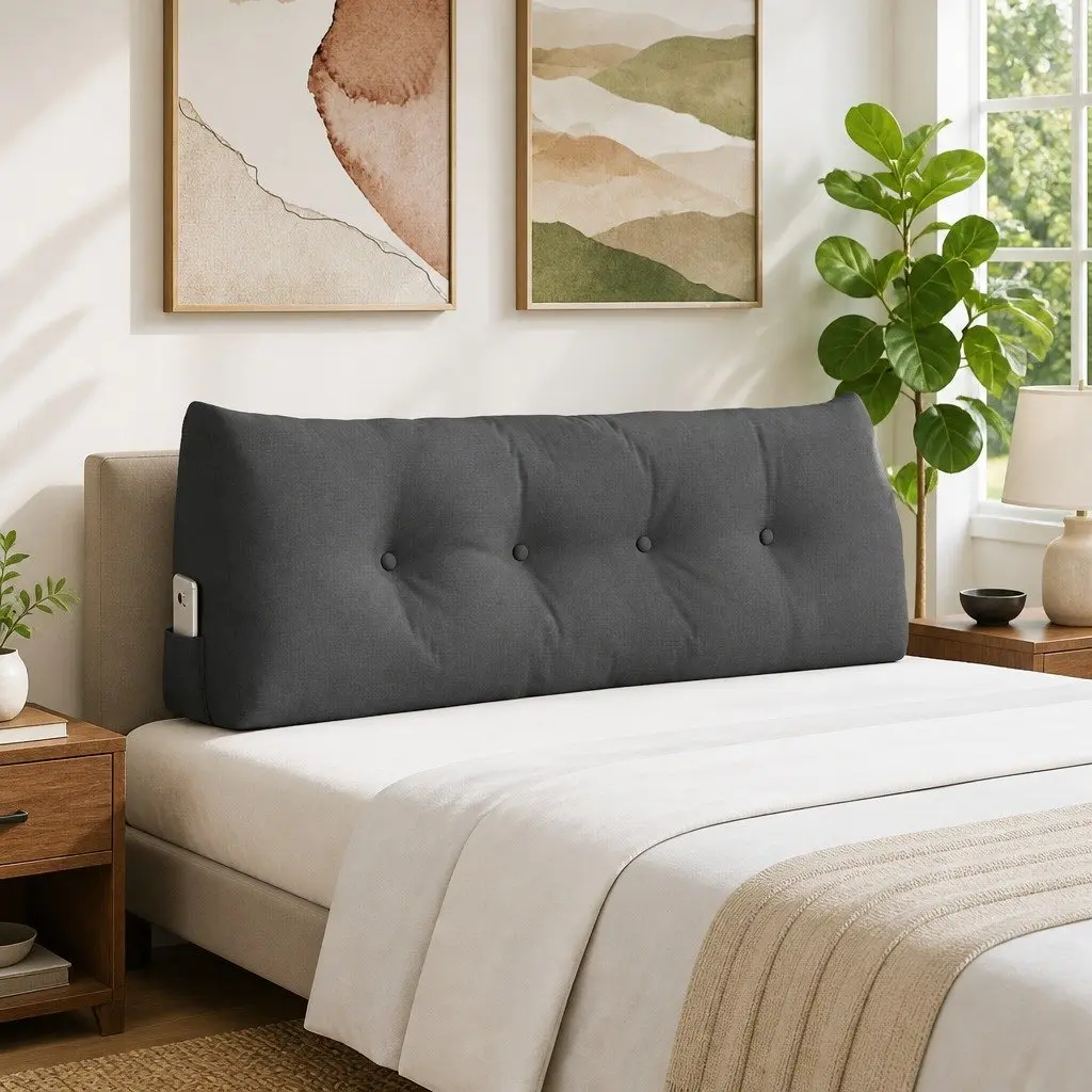Back Pillow Support Cushion Living Room Bedroom 120x24x50cm