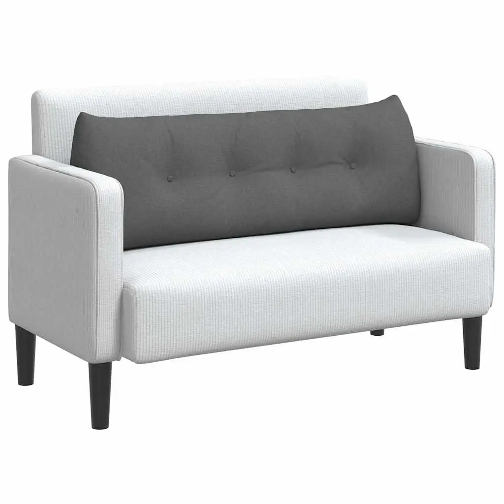 Back Support Cushion Grey 140x24x50cm