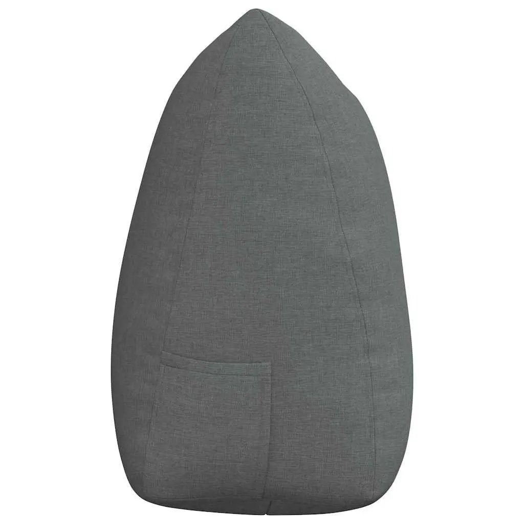 Back Support Cushion Grey 140x24x50cm