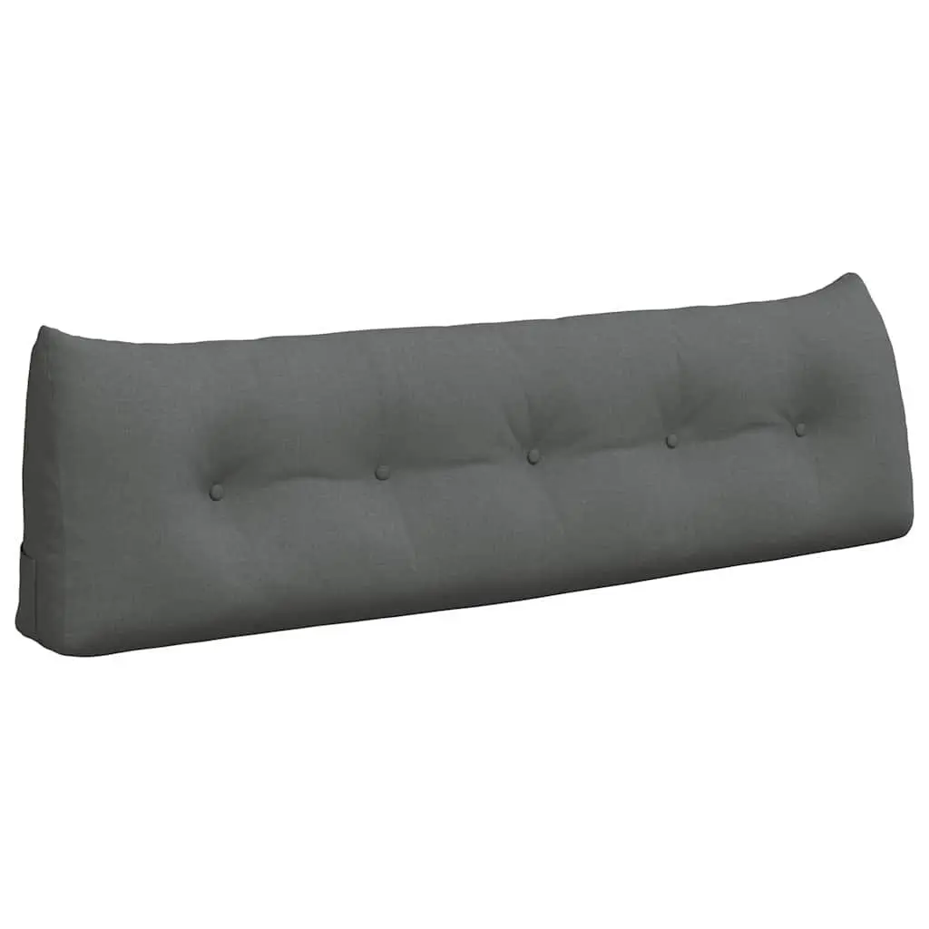 Back Pillow Grey Ergonomic Support Cushion Living Room Bedroom 160x24x50cm