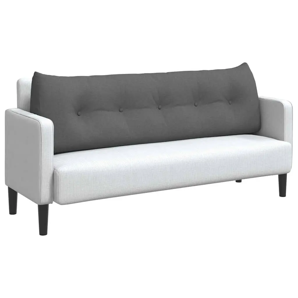 Back Pillow Grey Ergonomic Support Cushion Living Room Bedroom 160x24x50cm