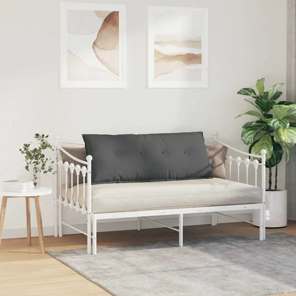Dark Grey Back Pillow 120x19x50cm