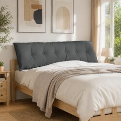 Back Pillow Specifications: Grey Indoor Cushion 160 x 19 x 50 cm