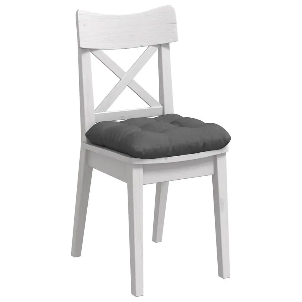 Seat Cushions 4 pcs Grey 40x40x12 cm Modern Indoor Chair Sofa Cushion Set