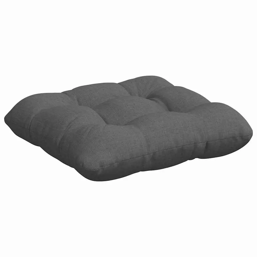 Seat Cushions Indoor Modern 45x45x12cm Dark Grey 4 Piece Set