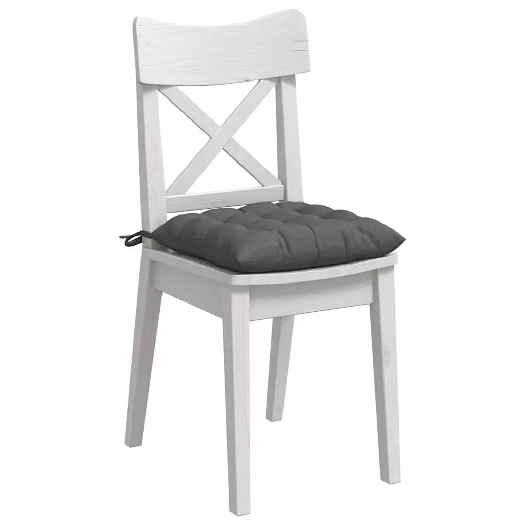 Seat Cushions Indoor Home Decor 40x40x6cm Grey 4 Pieces