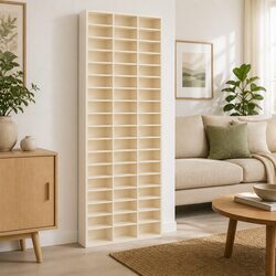 Specifications of Beige Wall Display Case with Shelves