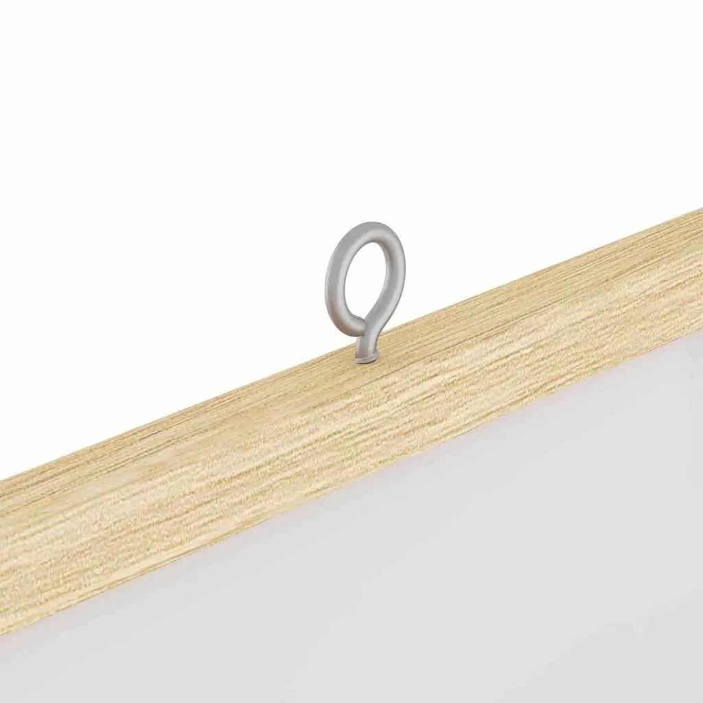 80x80cm Folding Bulletin Board in Solid Pine Wood