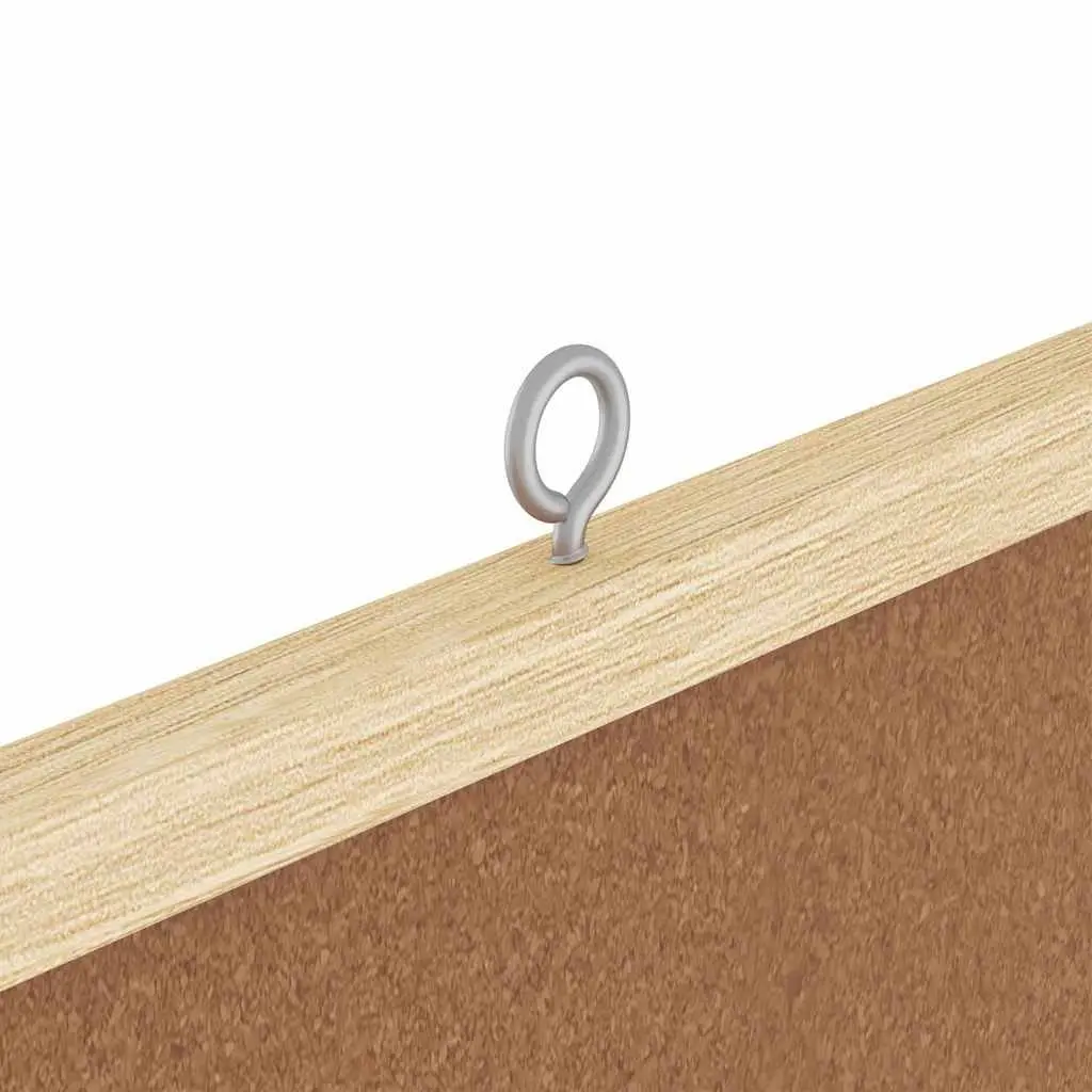 Folding Bulletin Board Brown 80x80cm