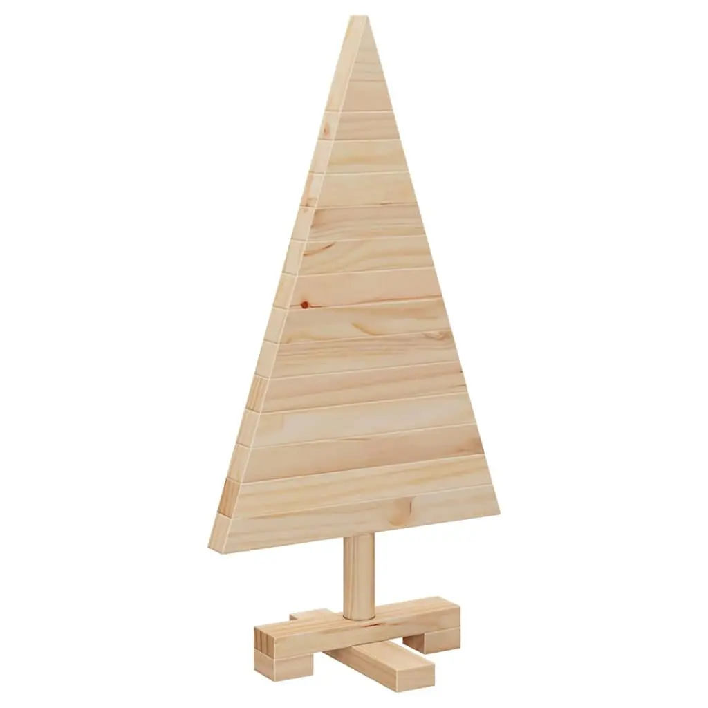 60cm Solid Pine Wood Christmas Tree