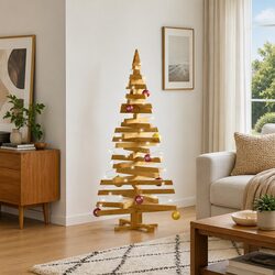 Specs of Our 150cm Wooden Christmas Tree with Stand