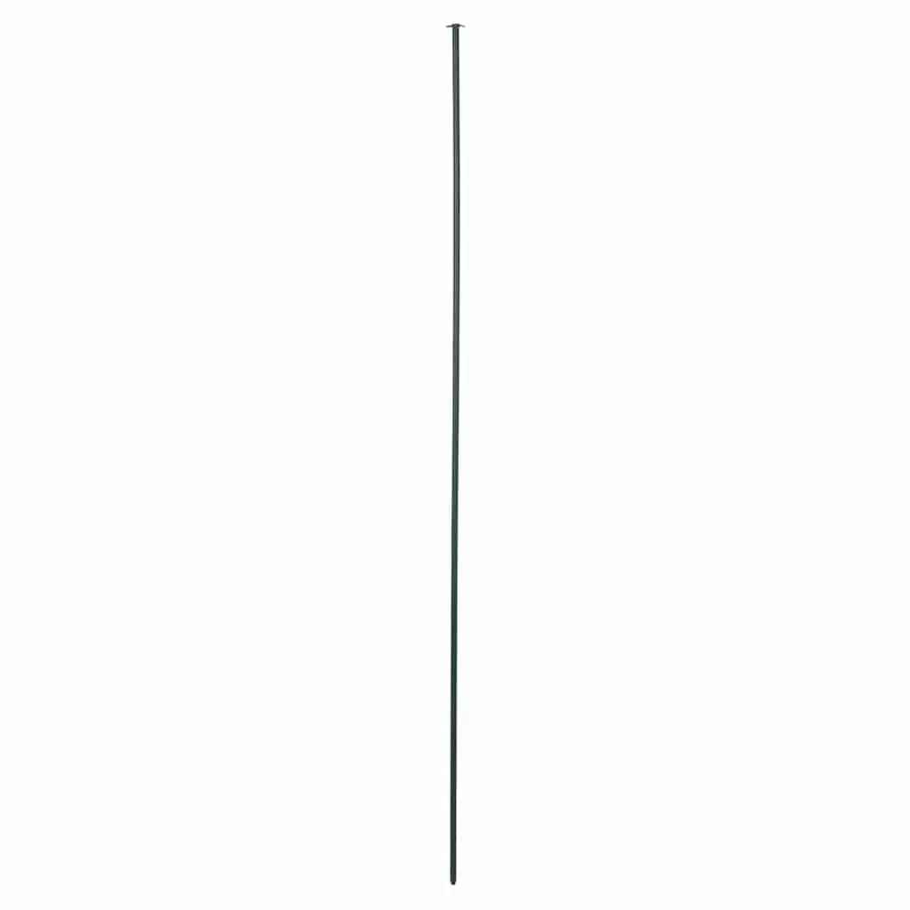Steel Pond Fence Set 5 Piece Green Barrier for Ponds and Terraces