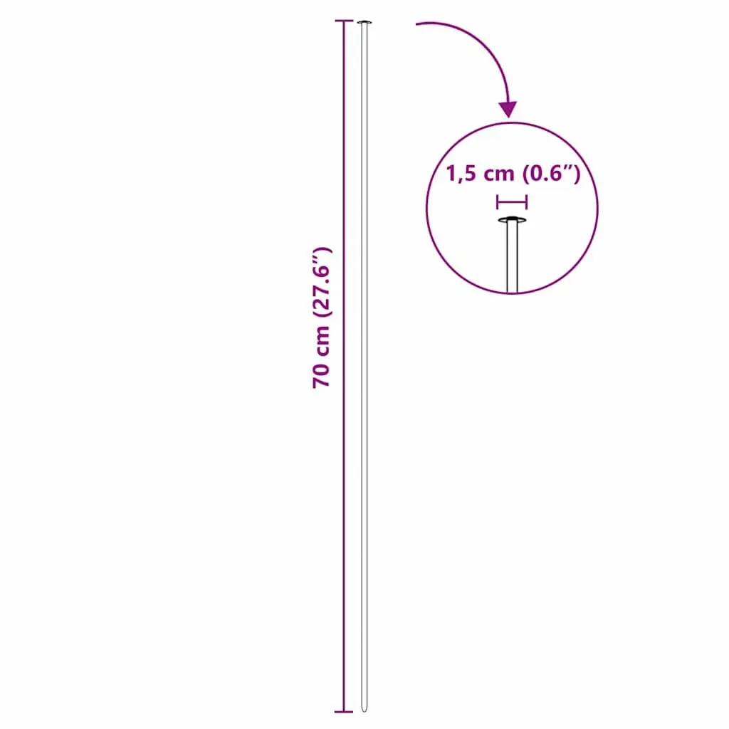 Steel Pond Fence Set 5 Piece Green Barrier for Ponds and Terraces