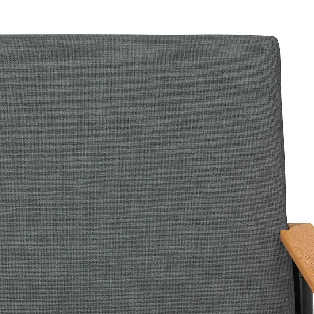 Armchair Grey Fabric Modern Living Room