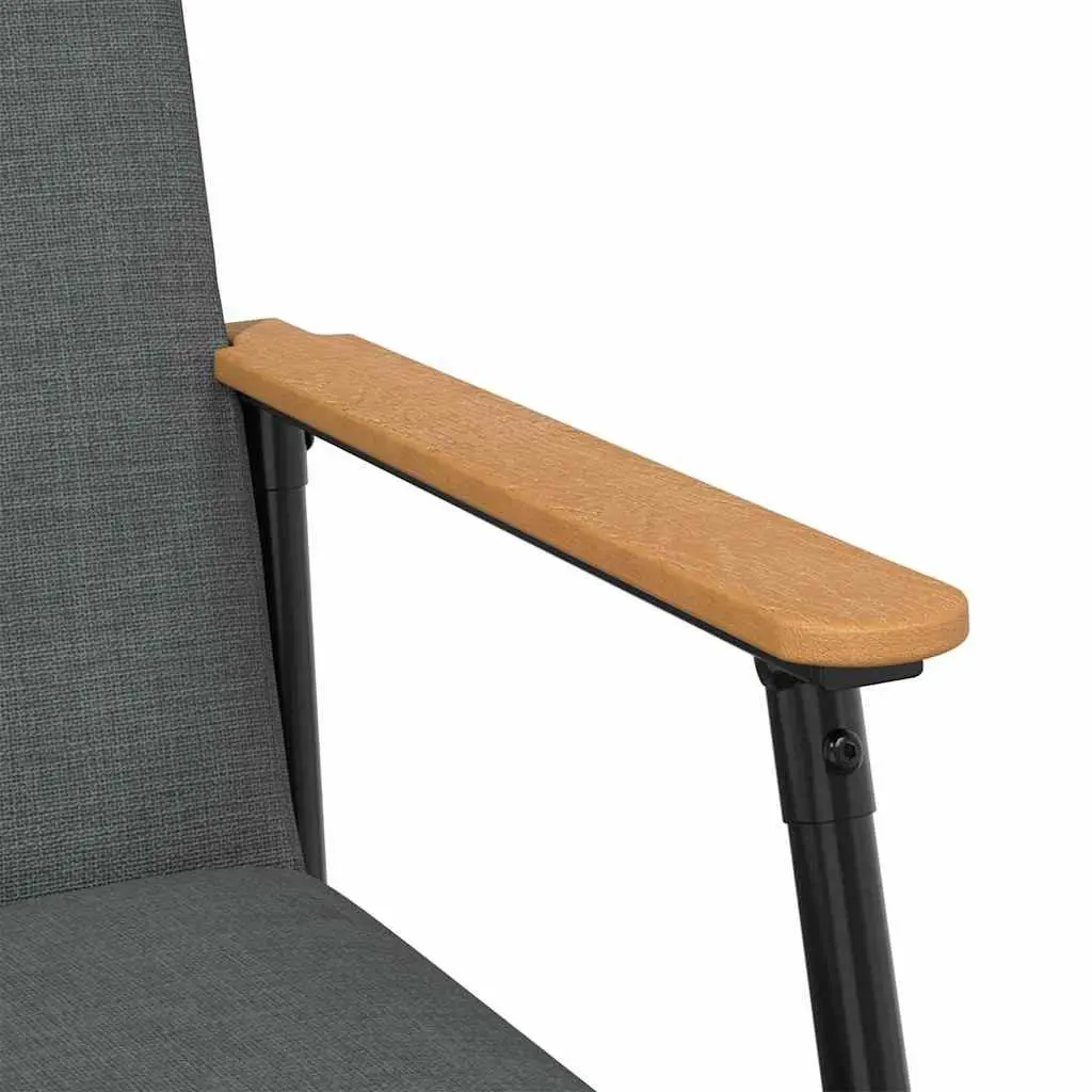 Armchair Grey Fabric Modern Living Room
