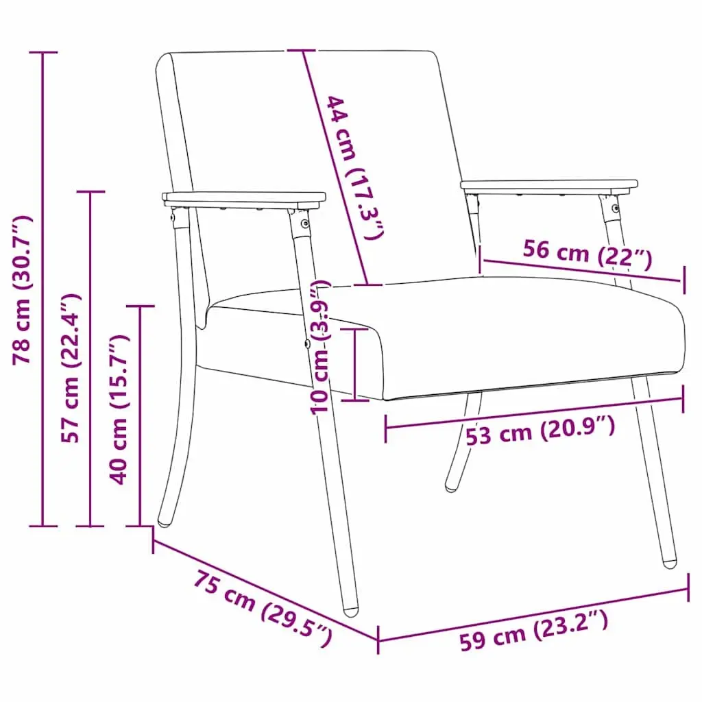 Red Fabric Modern Recliner Chair