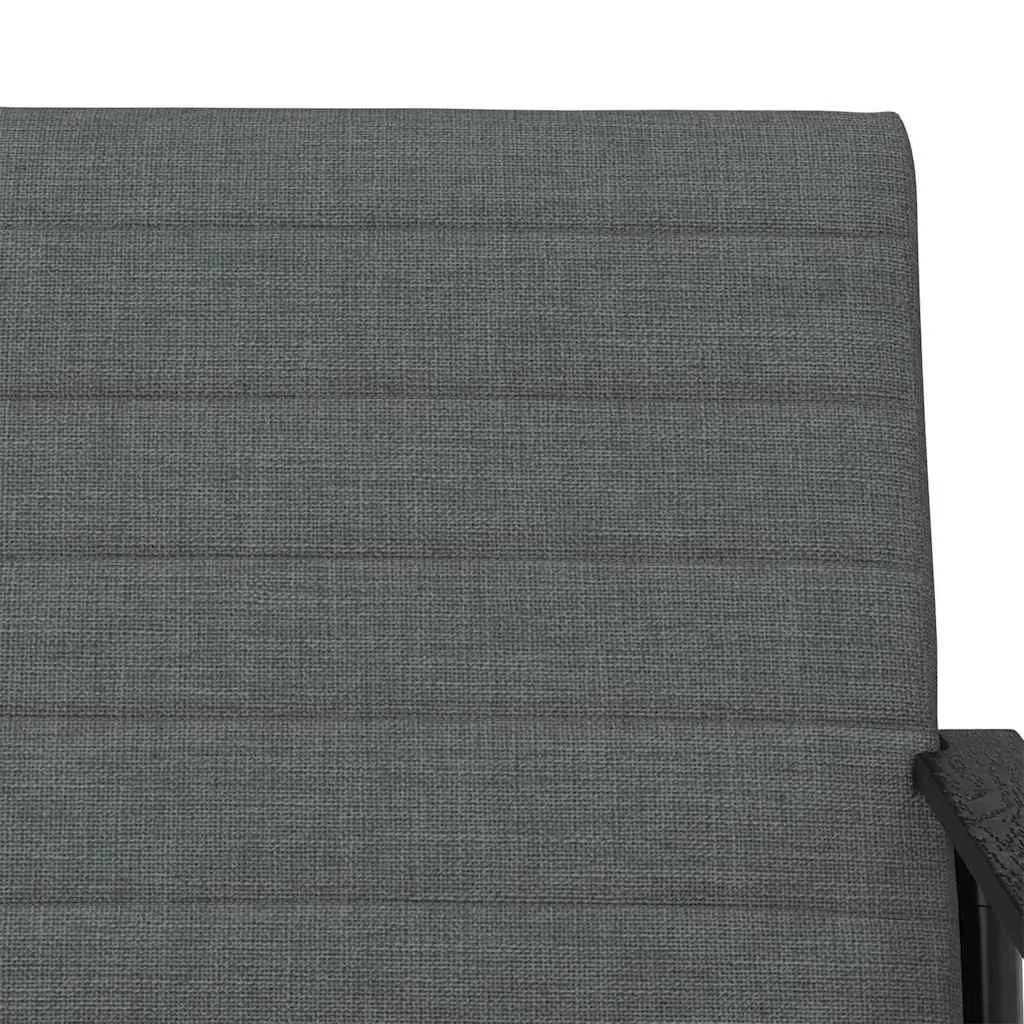 Armchair Living Room Bedroom Grey Fabric Ergonomic Support