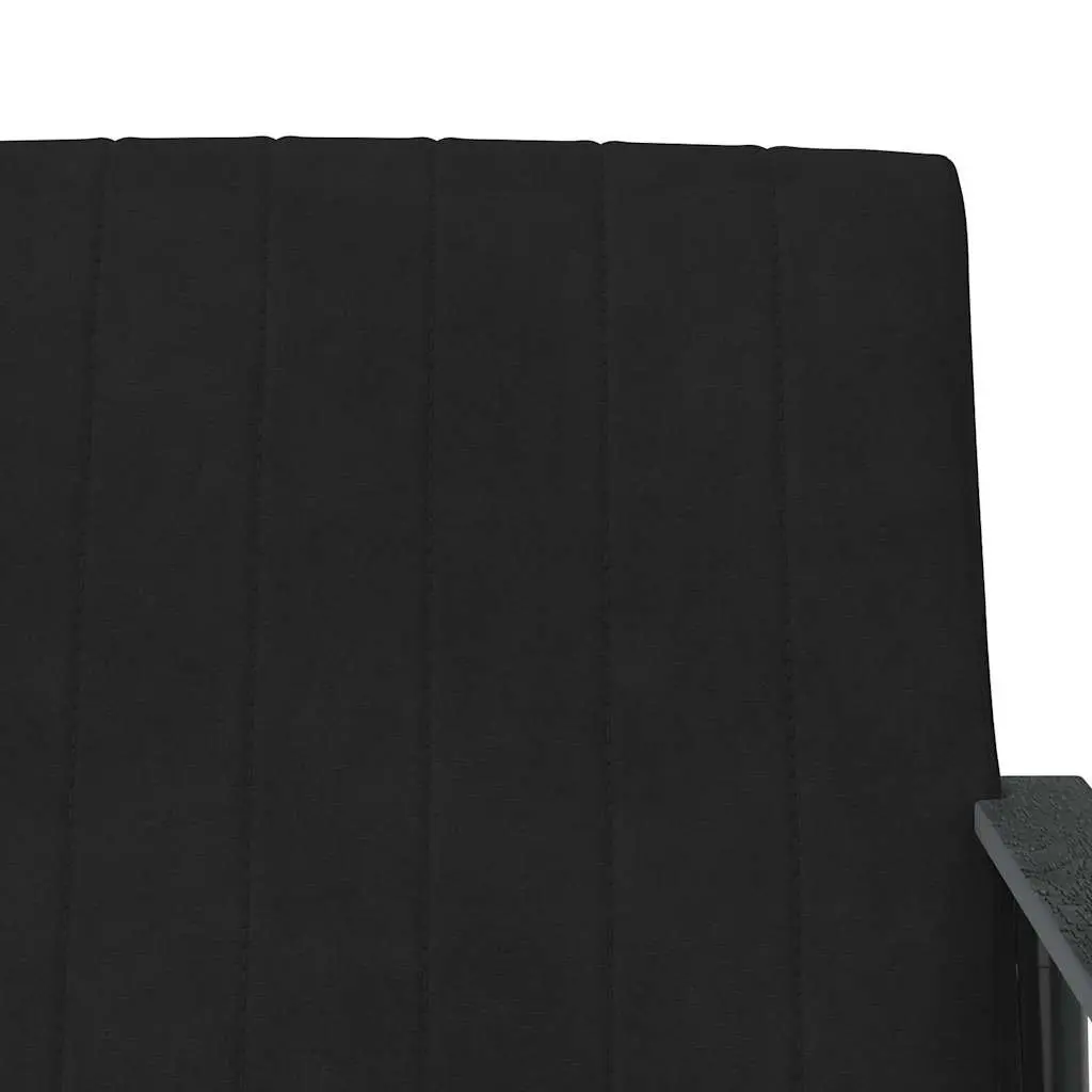 Black Velvet Armchair Living Room Bedroom 59cm W x 75cm D x 78cm H