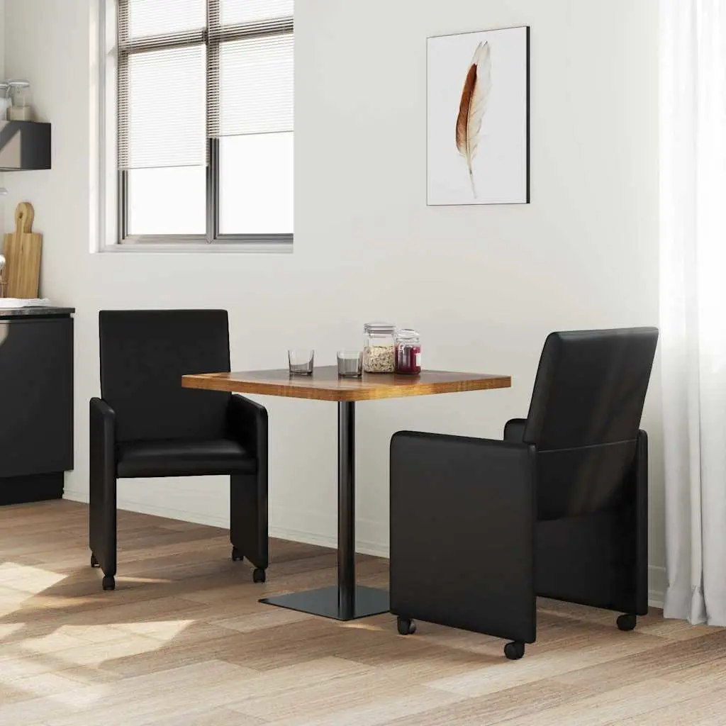 Dining Chairs Black Kitchen Room 2 Piece