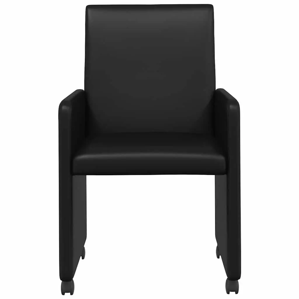 Dining Chairs Black Kitchen Room 2 Piece