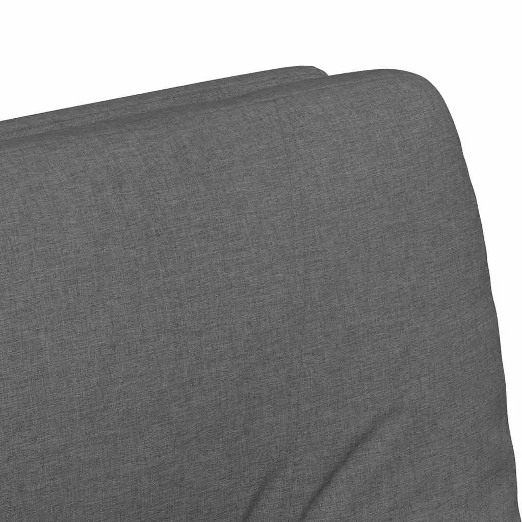 Grey Dining Chairs with Wheels, 2 pcs