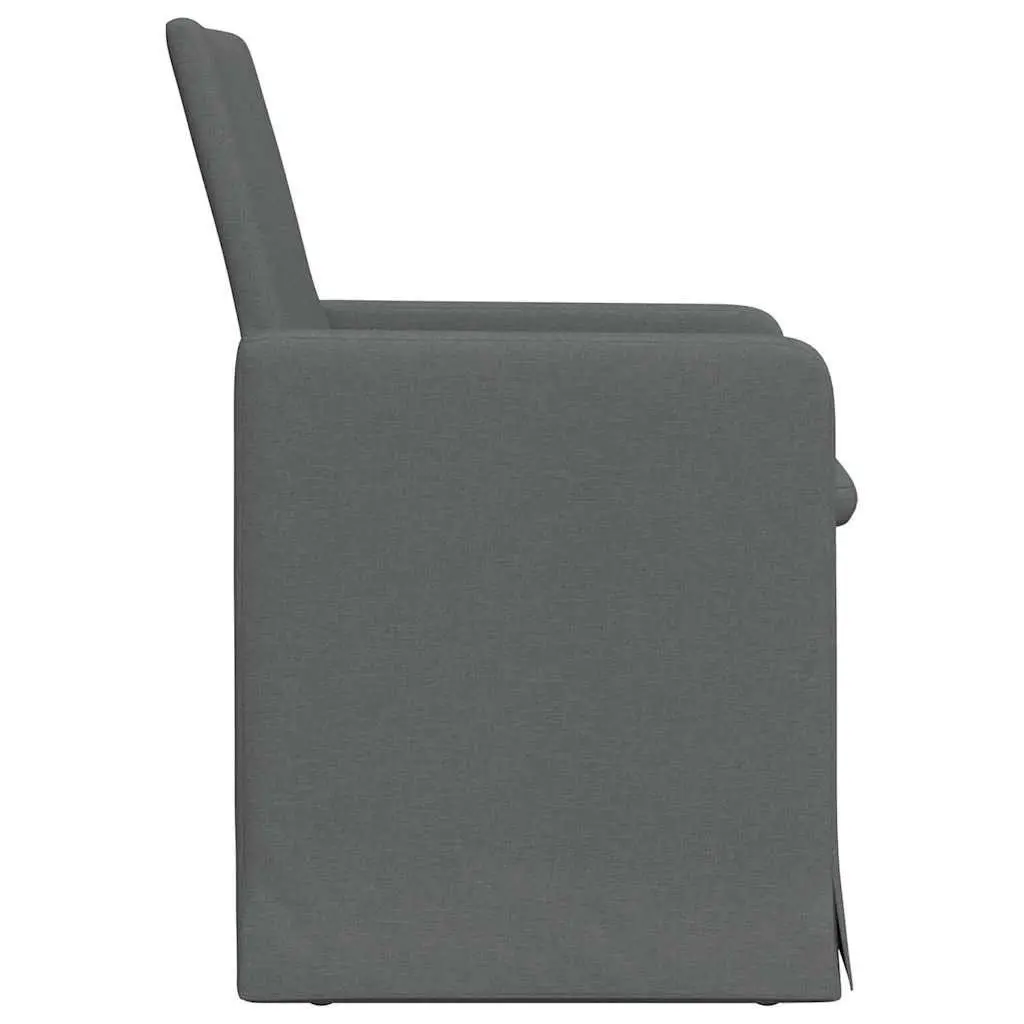 Dining Chairs Set of 2 Green Modern Kitchen Ergonomic Armrest Wheels