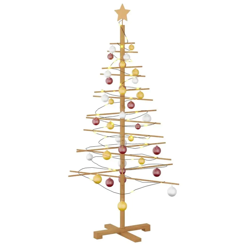 Wooden Christmas Tree Indoor 150cm Seasonal Holiday Decoration