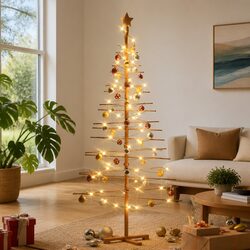 Specifications for 180cm Wooden Christmas Tree with Stand