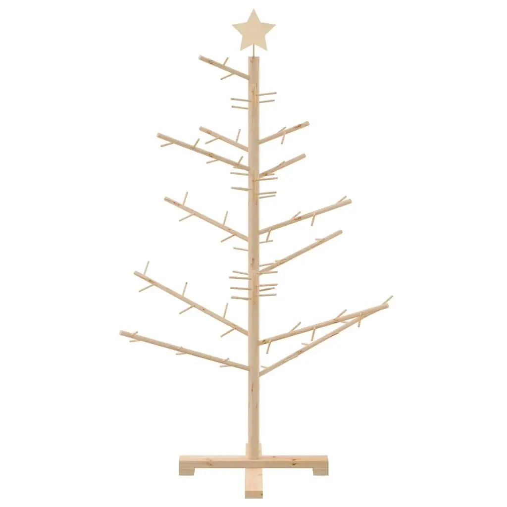 125cm Wooden Christmas Tree with Stand